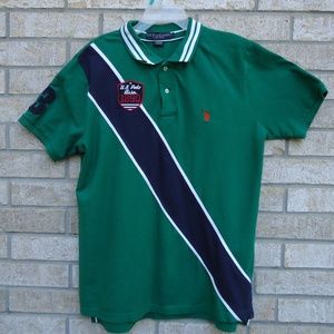 SIZE L. U.S. Polo ASSN men's short sleeve polo shirt.